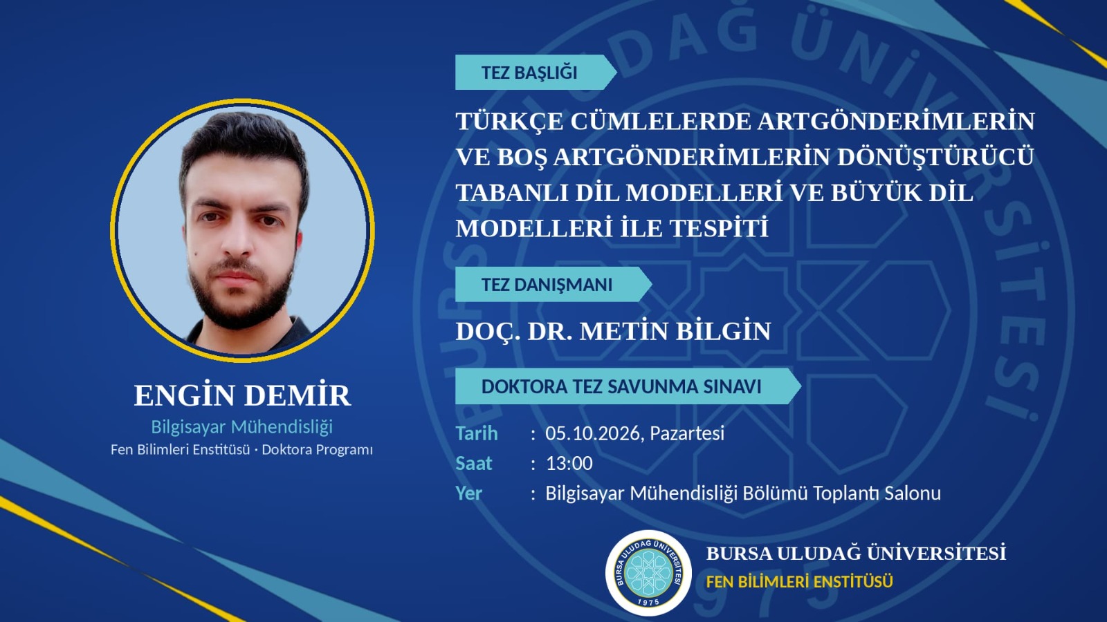 Doktora Tez Savunması-Engin Demir